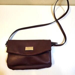 Nine West Chic Burgundy   Crossbody Bag